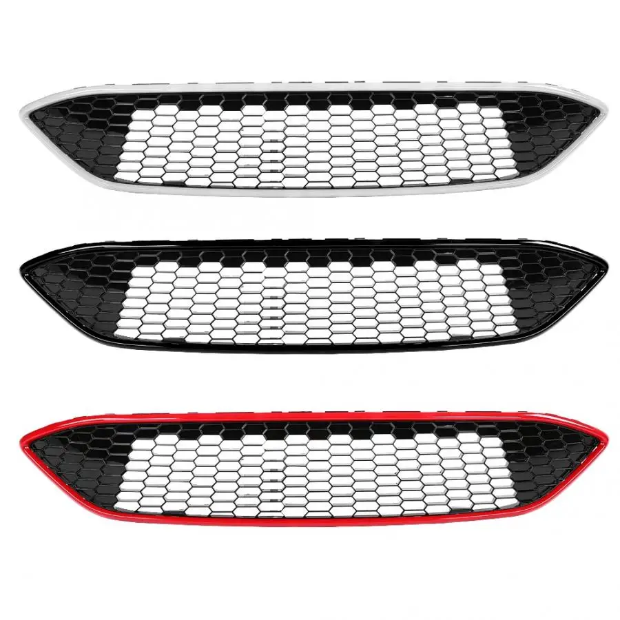 For ST Style Front Bumper Mesh Honeycomb Grill for Ford Focus Hot Sell High Quality Auto Accessories