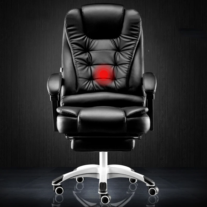 Компьютерное кресло руководителя регулируемое с подставкой для ног | Мебель