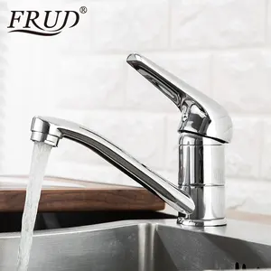 FRUD Kitchen Faucet Deck Mounted Bathroom Basin Faucets Hot and Cold
Water Mixer Single Handle Tap Bathroom Accessories R45102 27.06 USD