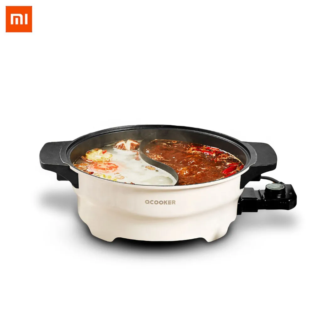 XIAOMI OCOOKER CR-HG03 горячий горшок 4L многофункциональный 2 сетки электрический антипригарный горшок домашняя кухня кухонные инструменты