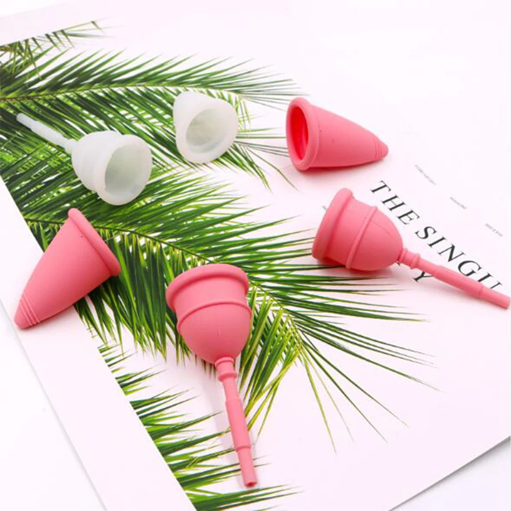 

Silicone Menstrual Cup 1pcs Menstrual Women Clean Convenient