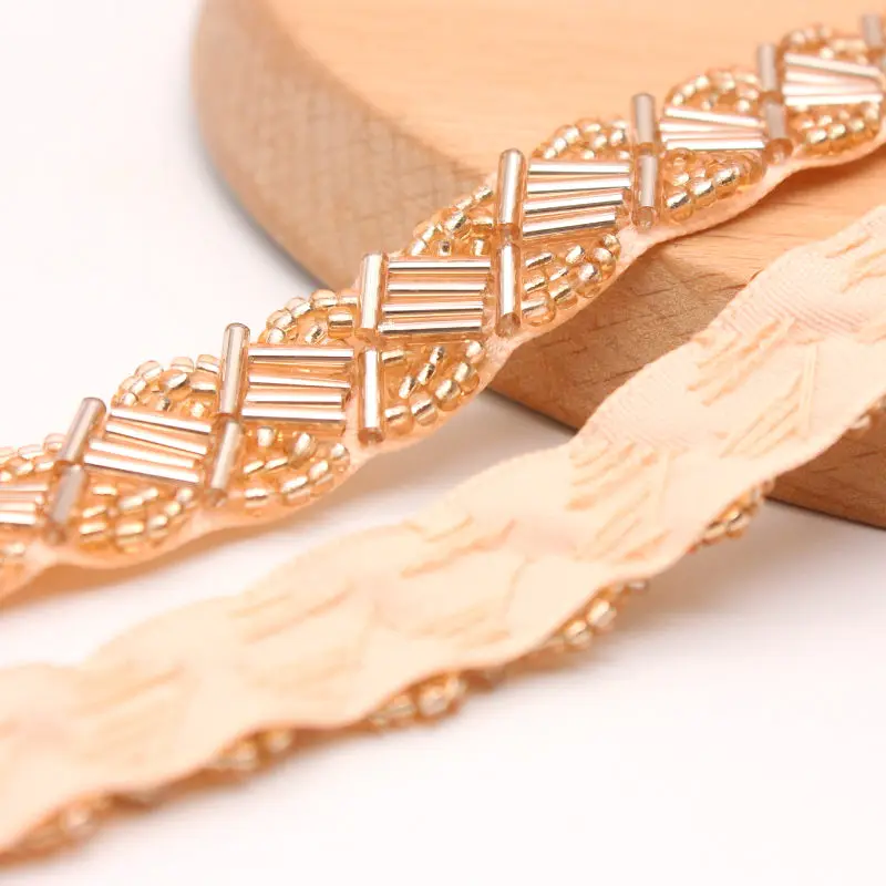 Бусины 14 мм/ширина ручная работа кружевная отделка по краю пояс для свадебного