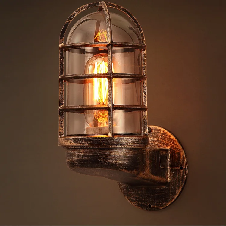 

outdoor wall lamp cafe restaurant corridor explosion-proof glass bar restoring ancient ways the garage wall lamp