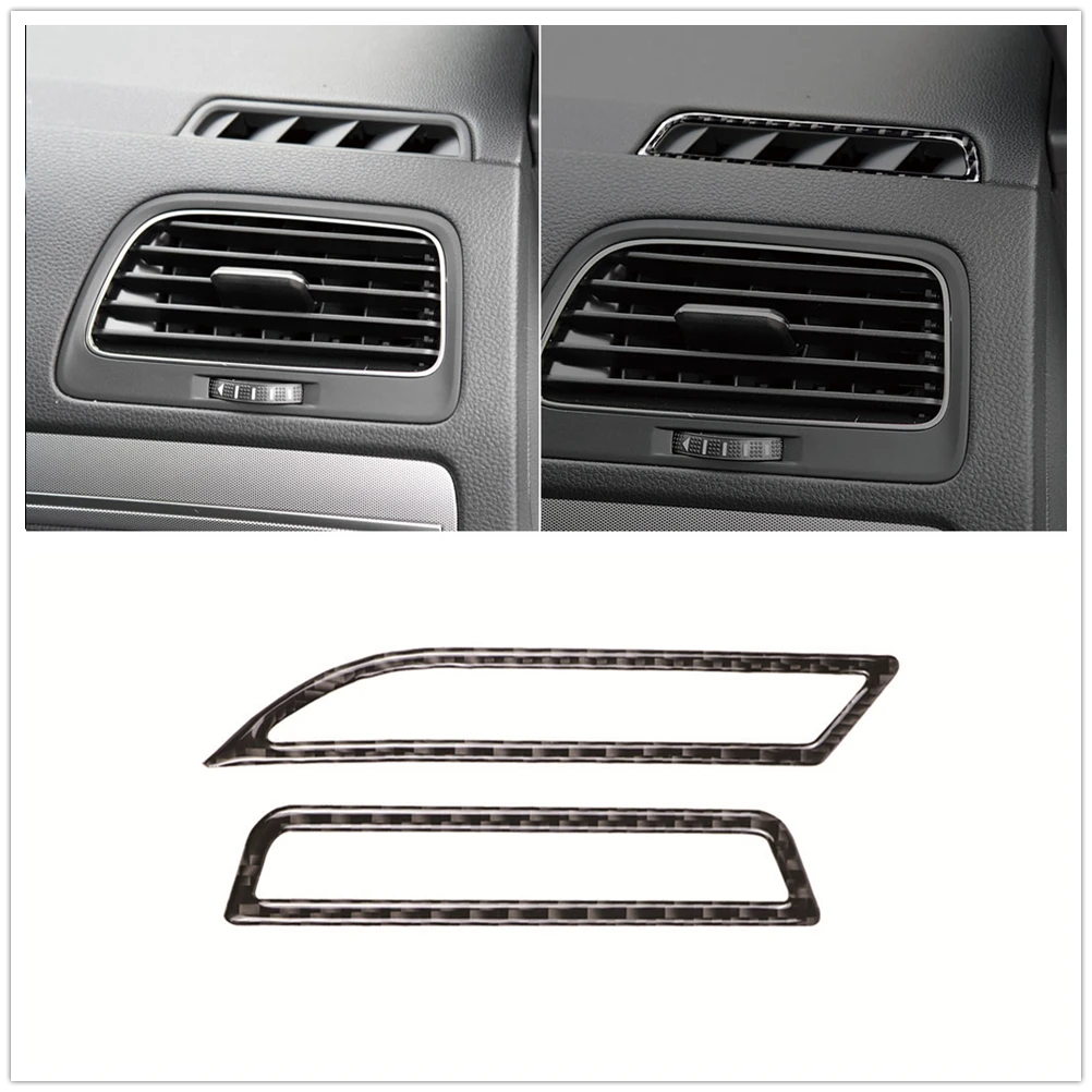 Наклейки на автомобиль для Golf 7 2013 2017 из углеродного волокна передняя Боковая