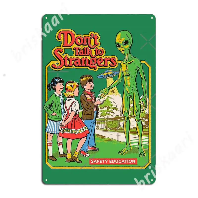 

Металлические знаки Don't Talk с посторонними людьми, паб, паб, гараж, Настенный декор на заказ, оловянные знаки, плакаты