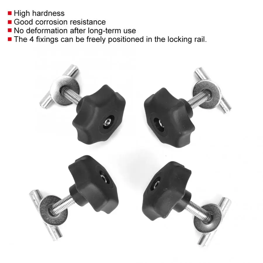 4Pcs Mounting Screws Locking Rail Stainless Steel T Bolts Fit for Multivan Bus T5 / T6 ab BJ 2003 Car Accessories | Автомобили и