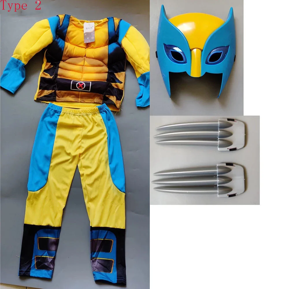 

Wolf Costume Kids Boys Superhero Cosplay Party Fancy Dress Children Birthday Iron Super hero Dress
