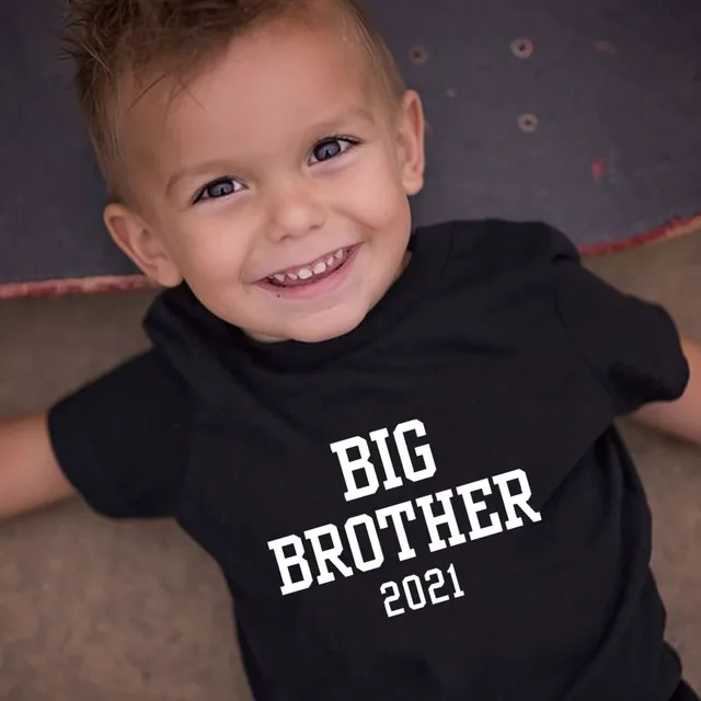 Big Brother 2021 рубашка для детей ясельного возраста Футболка Bro летом с коротким