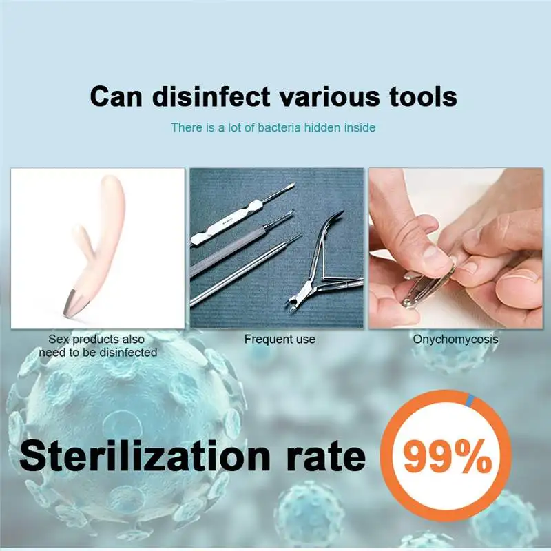 Portable UVC Ultraviolet Sterilization Disinfection Box USB Appliance Intelligent Sensor Switch for beauty hairdressing nails |
