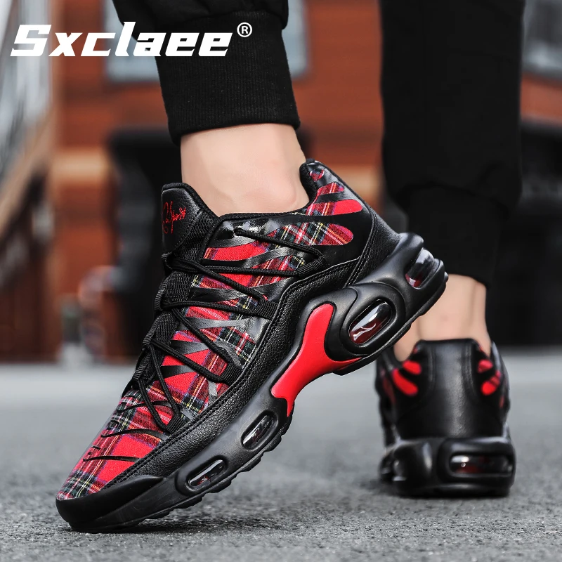 Sxclaee Men's Casual Shoes Fashion Breathable Mesh Cushion Cushioning Casual Sports Shoes Outdoor Walking Leisure Male Shoes 46