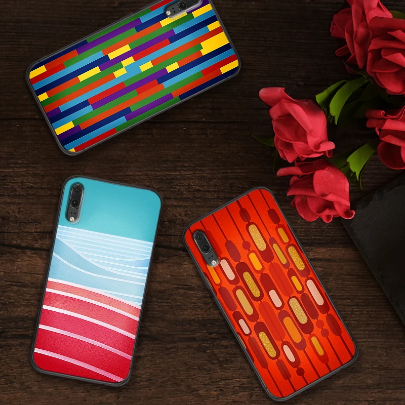 Для huawei P8 P9 Mini P10 P20 2019 P30 LITE красочный взрывозащищенный дизайн линии для P Smart Z 2018 Pro