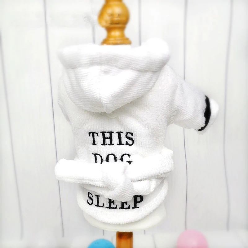 Верхняя одежда для питомца банный халат собак утолщенная Толстовка домашних