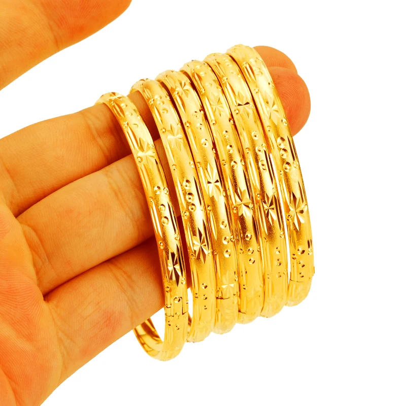6 мм шт./лот Эфиопский золотой браслет для женщин Ближний Восток Аравия