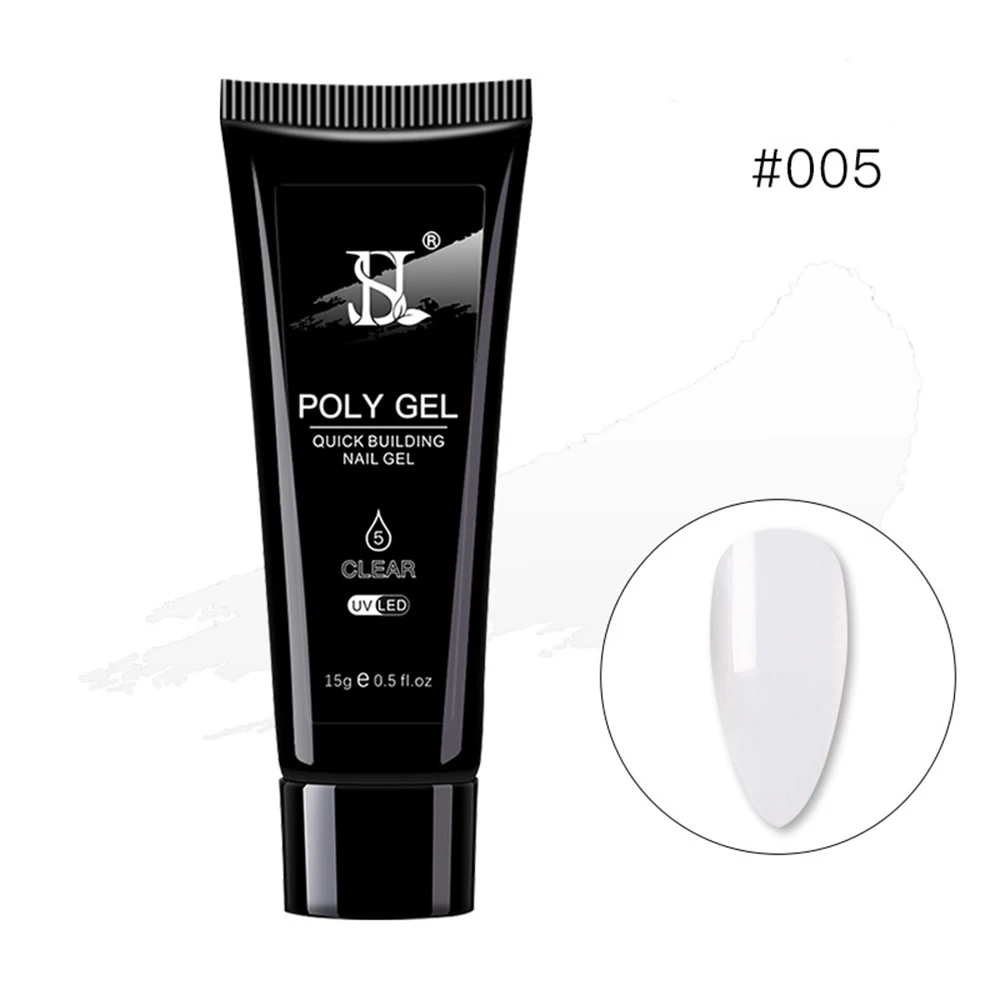 12 Color Crystal Extend UV Nail Gel Extension Builder Led Poly Art Lacquer Jelly Acrylic | Красота и здоровье