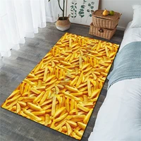 french fries hamburger 3d all over printed rug mat rugs anti slip large rug carpet home decoration 04