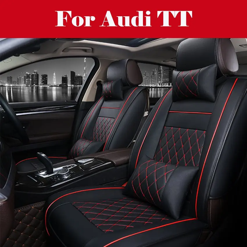 

New luxury Leather car seat covers car styling PU Leather Car Seat Cover Seat cushion For Audi TT