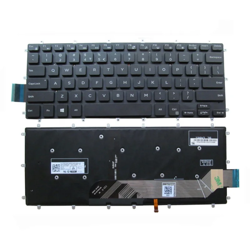Клавиатура для ноутбука DELL inspiron 5568 5578 5368 5378 7368 7378 13-7466 с подсветкой