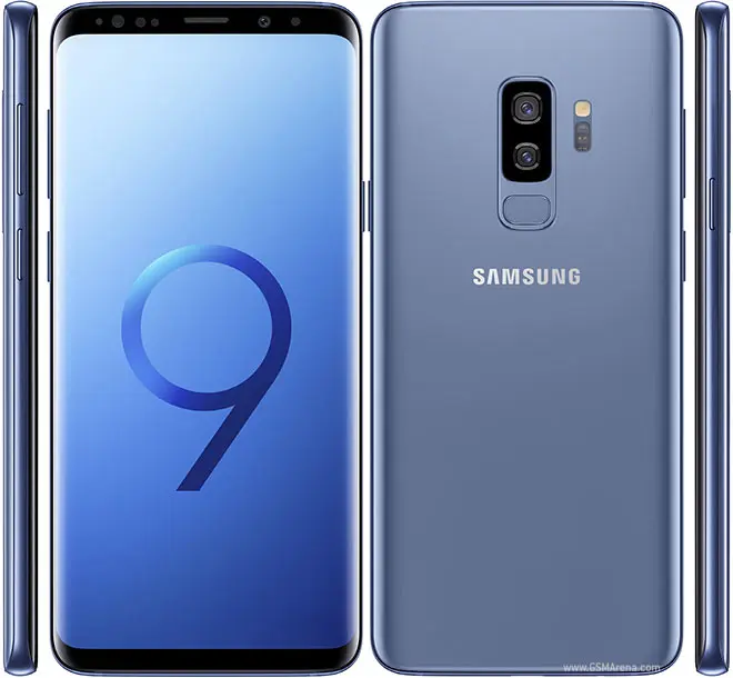 Синий Unlocked Samsung Galaxy S9 Plus G965FD Dual Sim Wireless Charger Octa Core 6.2" 64GB NFC Fingerprint Phone - Цвет: Синий