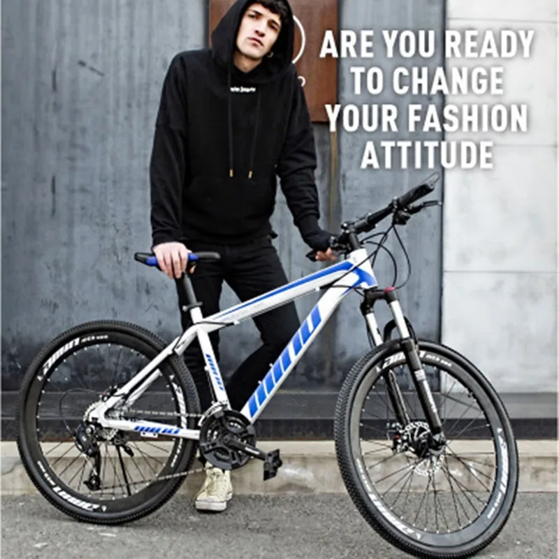 Горный велосипед с двойными дисковыми тормозами 24/27/30 скоростей | Спорт и