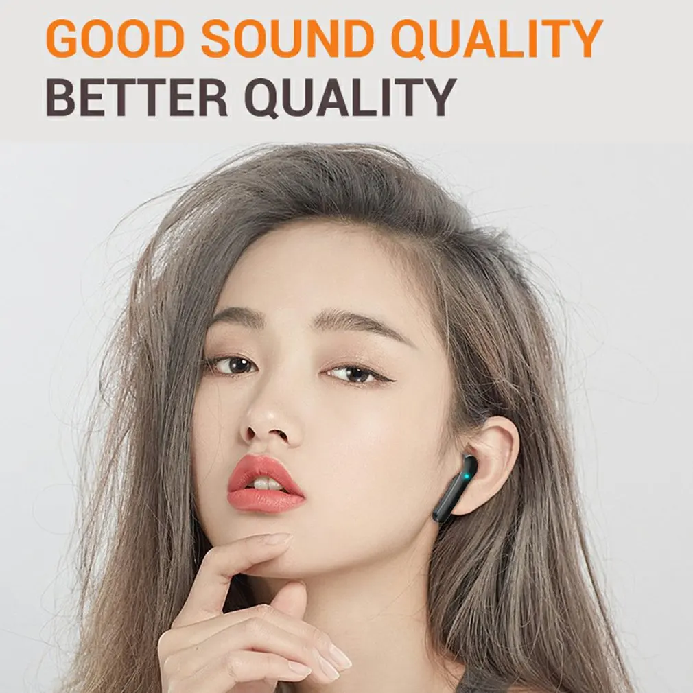 Беспроводные мини-наушники JS82 с микрофоном наушники-вкладыши сенсорным