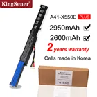KingSener A41-X550E Аккумулятор для ноутбука ASUS X450 X450E X450J X450JF X751M X751MA X751L X750JA A450J A450JF A450E F450C F450V