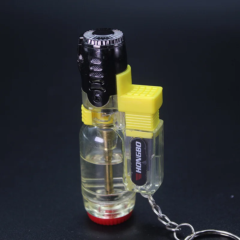 Маленькие Сварочные горелки с замком огненная прямая зажигалка брелок для