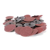 50pcs sanding disc for roloc 50mm 80 120 180 240 320 grit sander paper disk grinding wheel abrasive rotary tools accessories