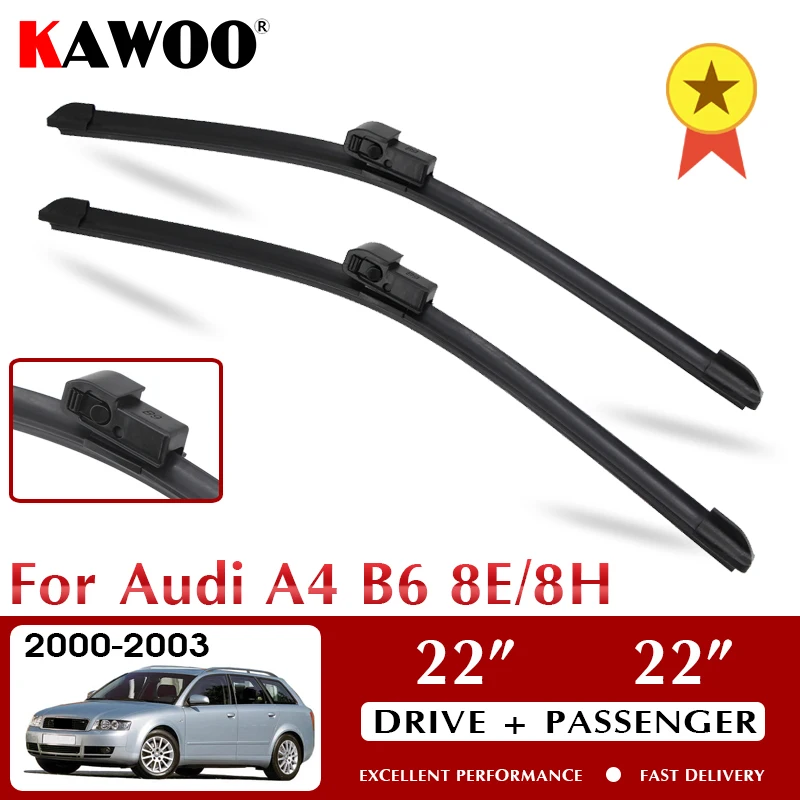 Стеклоочистители KAWOO для Audi A4 B6 8E/8H October 2000 - Nov. 2003 лобовое стекло 22 &quot+ 22&quot LHD RHD |