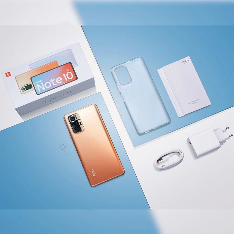 Смартфон Xiaomi Redmi Note 10 Pro глобальная версия &quot6 + 64/128 ГБ камера 732 МП процессор Snapdragon