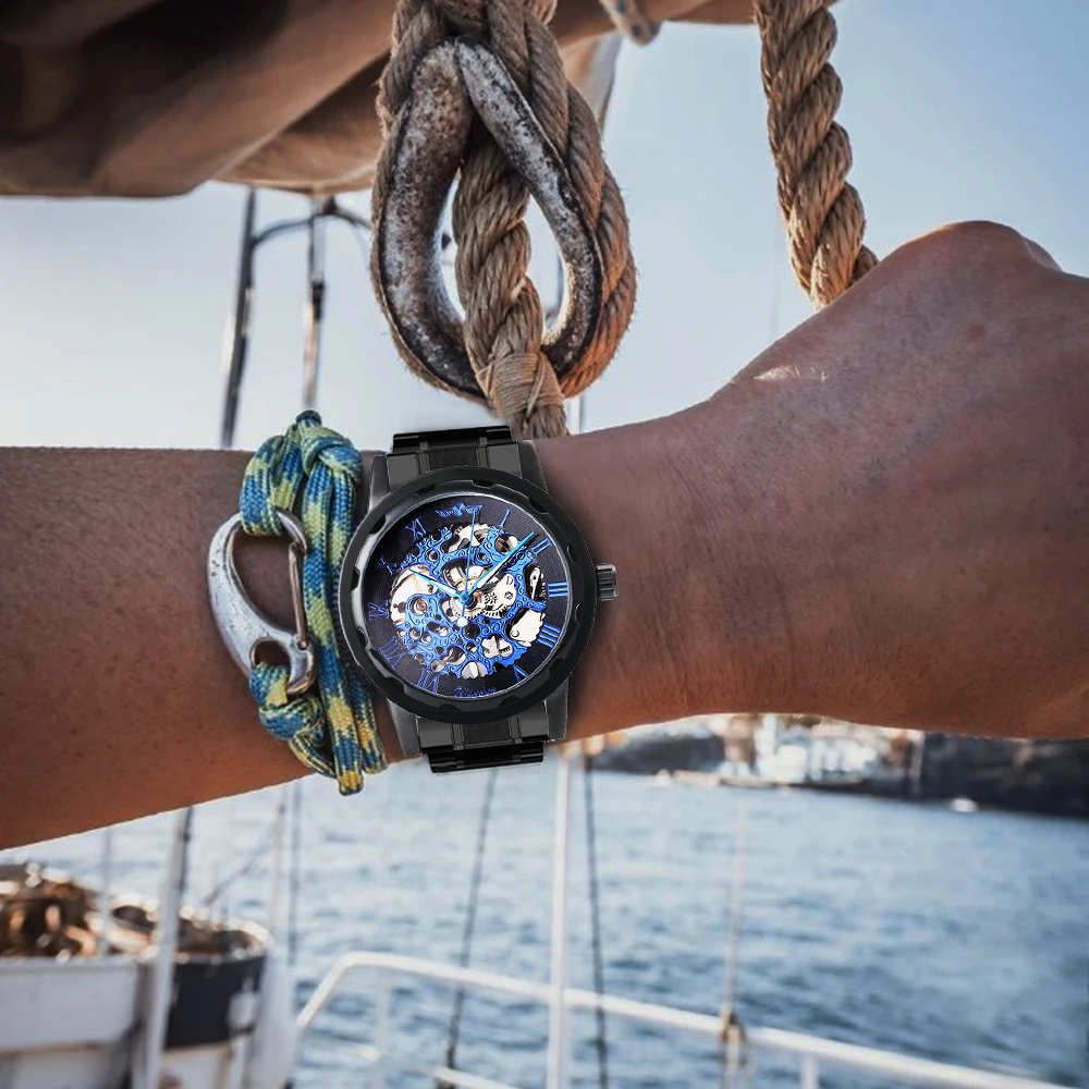 Популярные Классические винтажные Роскошные бизнес стимпанк римские Мужские