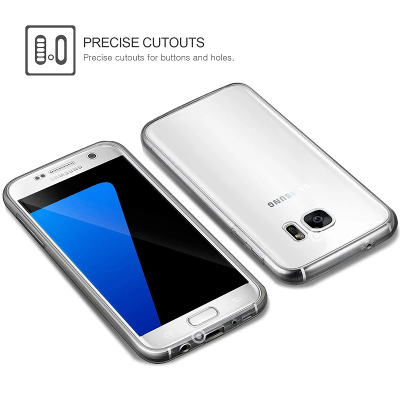 Двойной силиконовый чехол для Samsung Galaxy J4 J6 A6 A8 Plus A9 A7 J8 360 A10 A20E A30S A40 A50S A70S полное
