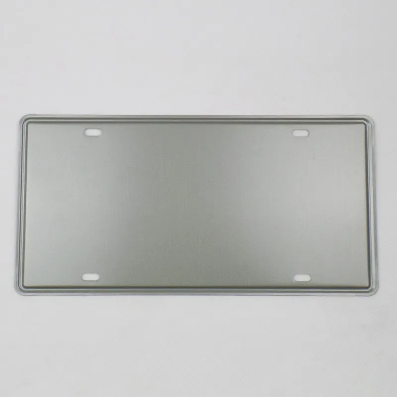 На заказ окрашенный номерной знак ретро металлические знаки Металлические