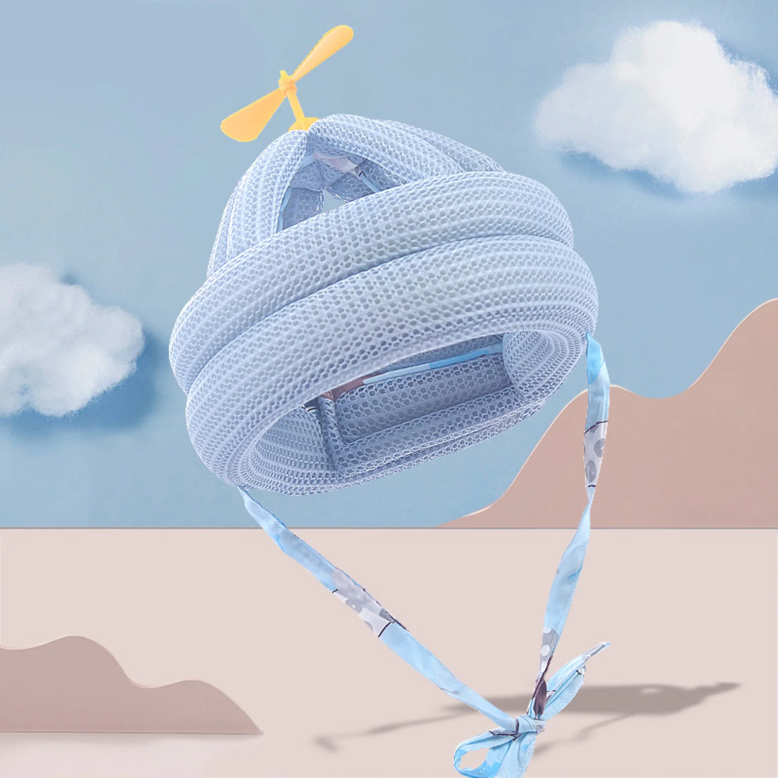 

1pcs Baby Safety Helmet Cute Baby Toddler Cap Anti-Collision Anti-Fall Protective Hat Infant Soft Comfortable Head Security Hat
