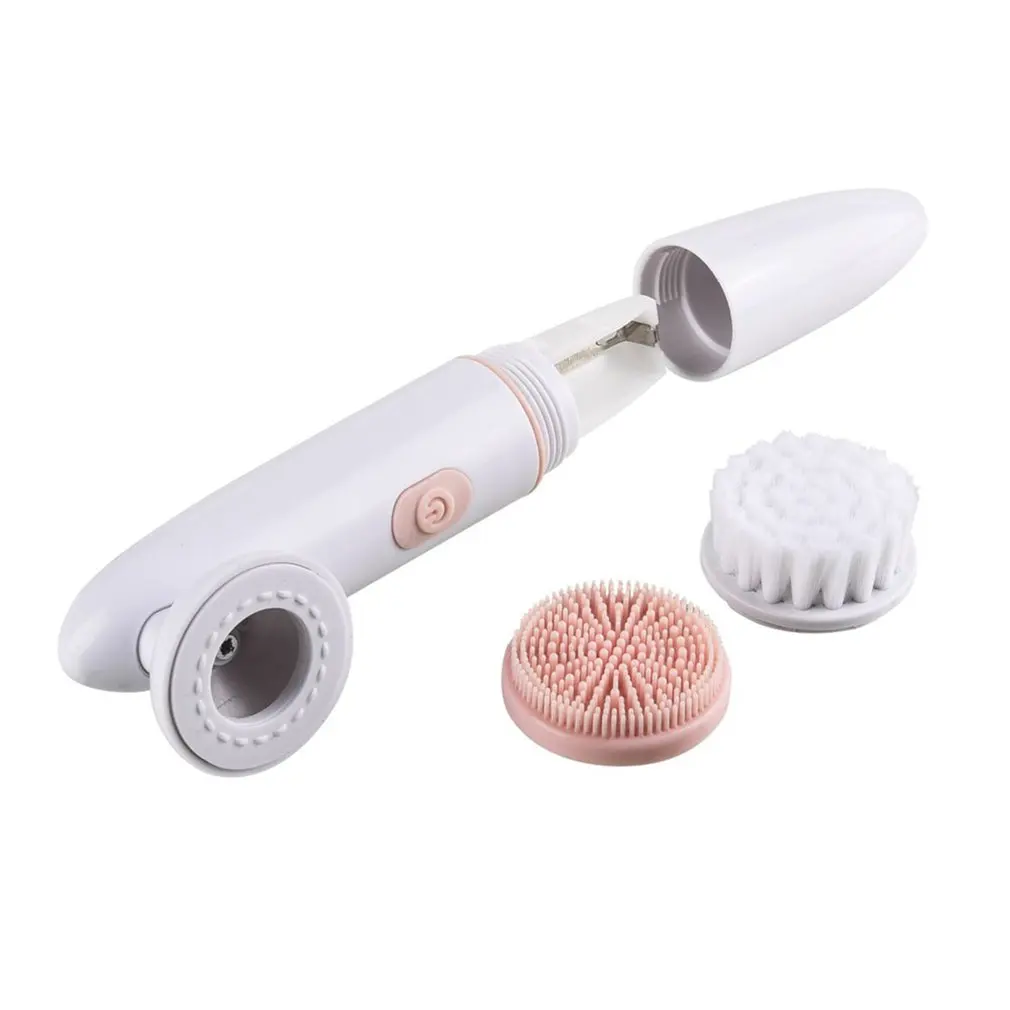 

2 In 1 Electric Silicone Face Cleansing Brush Vibration Massage Face T Zone Deep Clean Remove Exfoliating Skin Care Tools