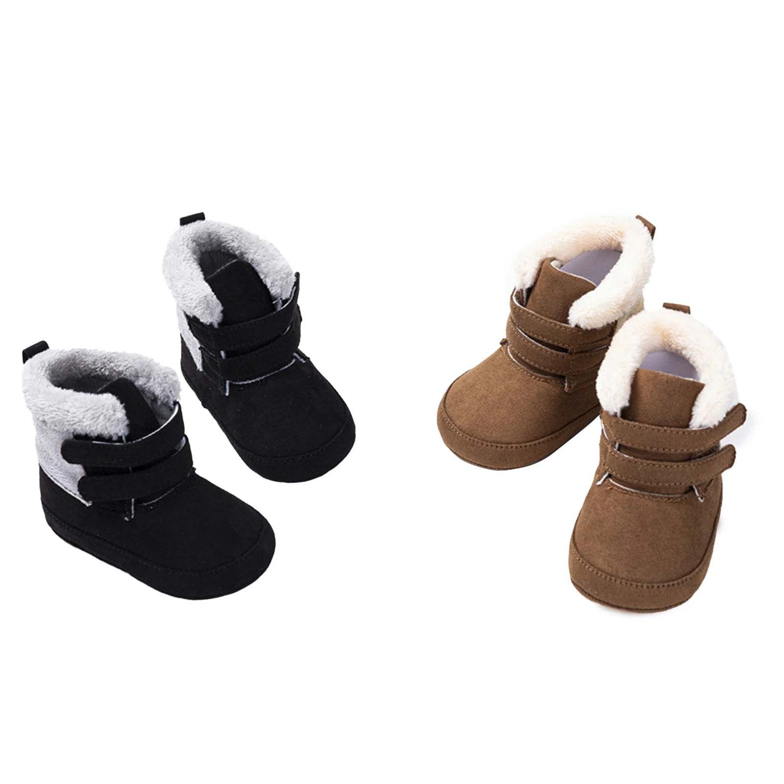 

Winter Children Non-slip Cotton Baby Shoes Toddler Snow Boots Infant for Boy Girl Ankle Sneakers Newborn Thick Warm Soft Sole