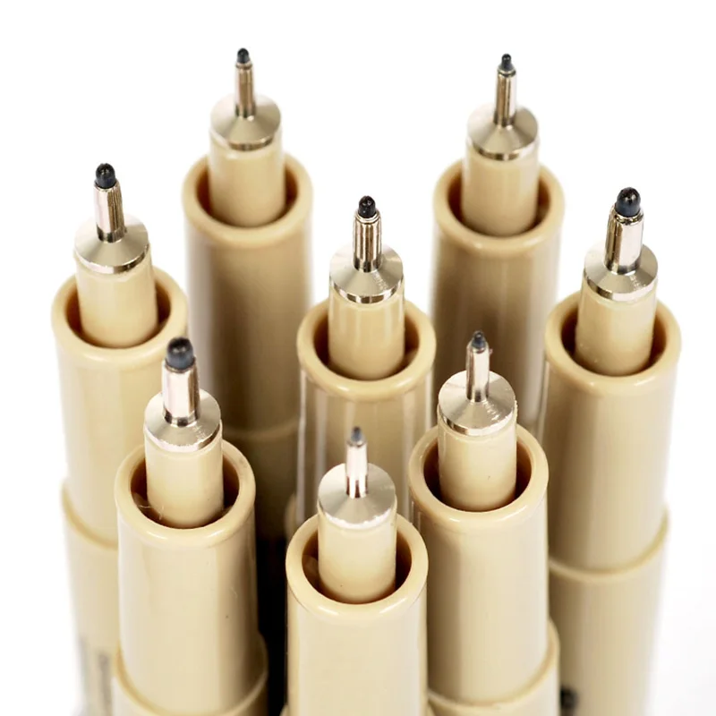 Pigma Micron маркер для набросков черная пигментная подводка рисования ручка крючок