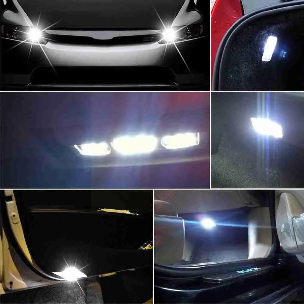 

Universal 2pcs T10 Socket Holders Male Car Headlight Wire Male Adapter Connector Socket Accessories Automobile Plug Extende B3u1