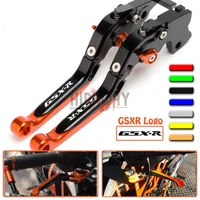 cnc brake handle bar lever extendable folding adjustable brake clutch levers for suzuki gsxr1000 gsxr 1000 2007 2008 07 08