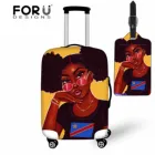 Чехлы для чемоданов FORUDESIGNS для путешествий, аксессуары для багажа, Волшебная африканская Защитная Пыленепроницаемая сумка для багажа для девочек