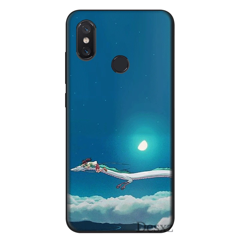 Унесенные призраками мобильный чехол для телефона силиконовый Xiaomi Redmi 4 5 6 7 8 Note 4x