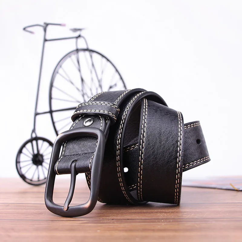

High quality men's belt herringbone belt luxury men's belt simple waist decoration belt PD1054