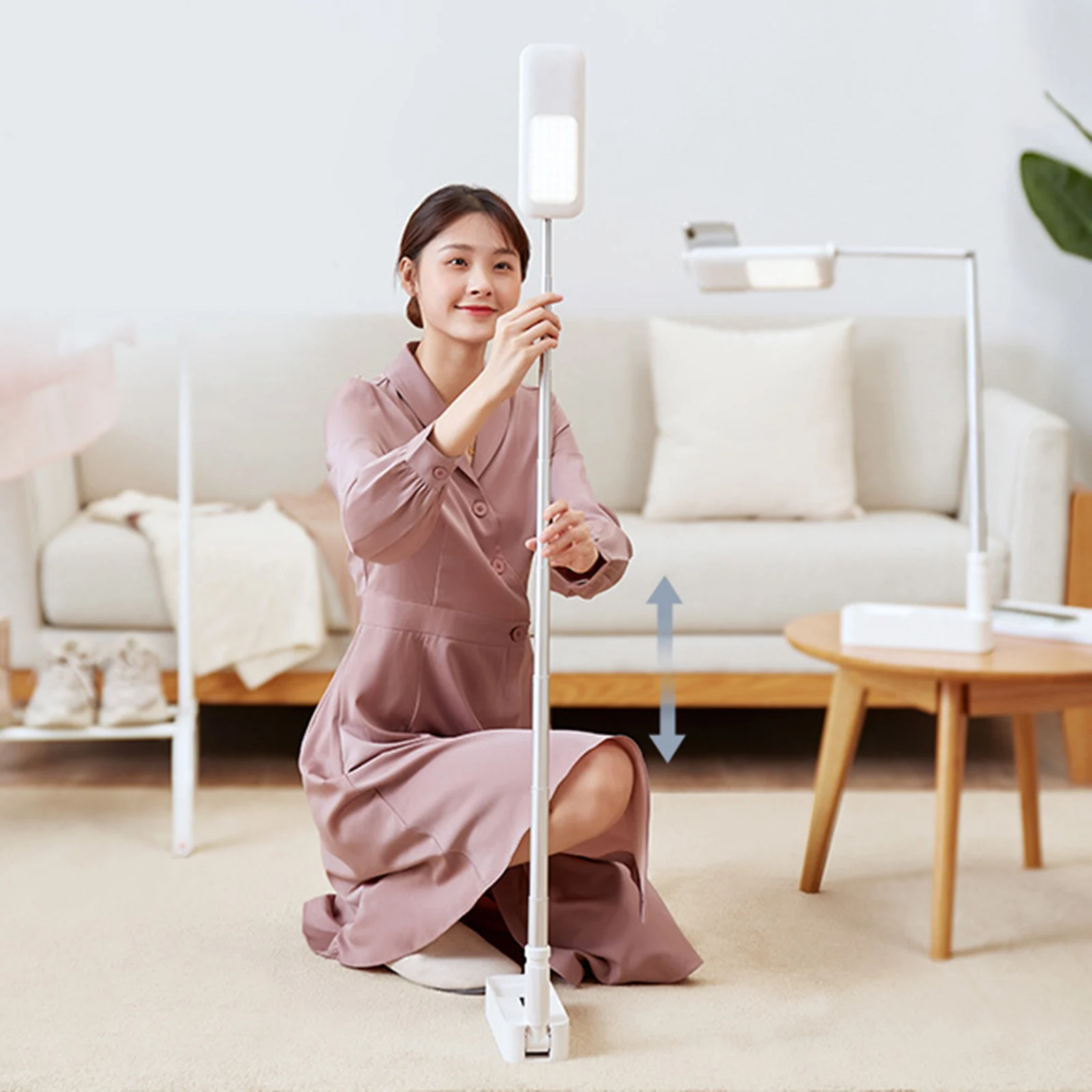 Портативный складной светодиодный светильник для селфи макияжа видео телефона