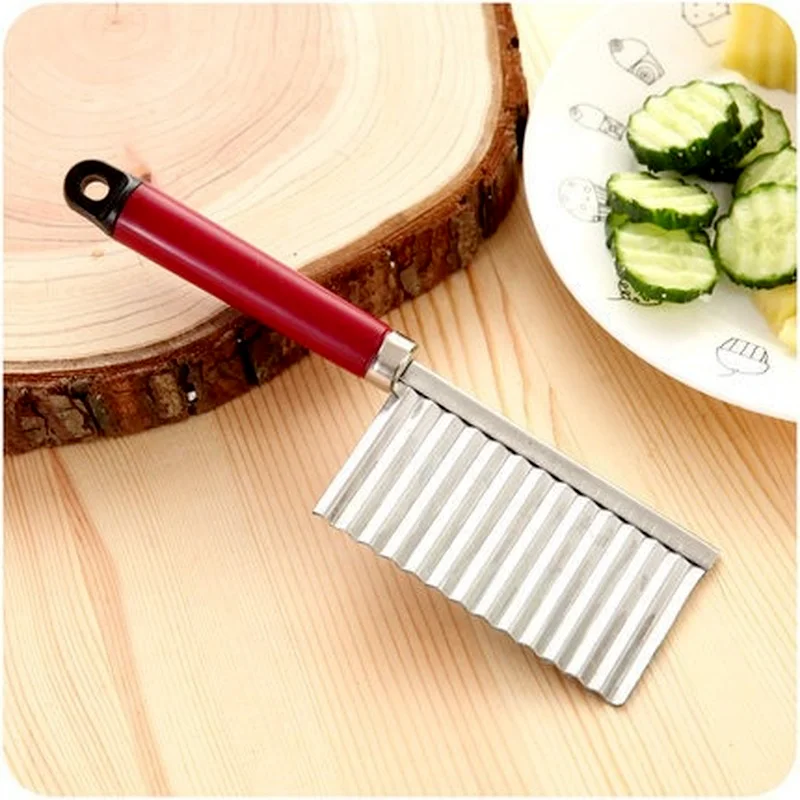 1 шт. овощерезка волнистый нож для нарезки картофеля фри салат гофрированный