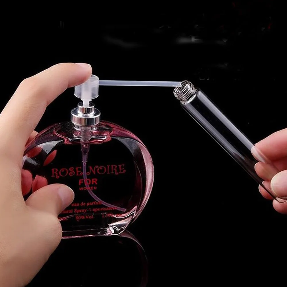 Стеклянный флакон для духов 2/3/5/10 мл пластмассовый распылитель Пустой дорожный