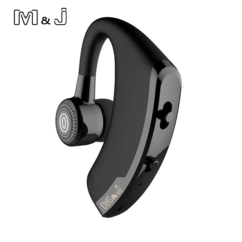 

V9 Handsfree Business Wireless Bluetooth Headset With Mic Voice Control Headphone For Drive Connect With 2 Phones