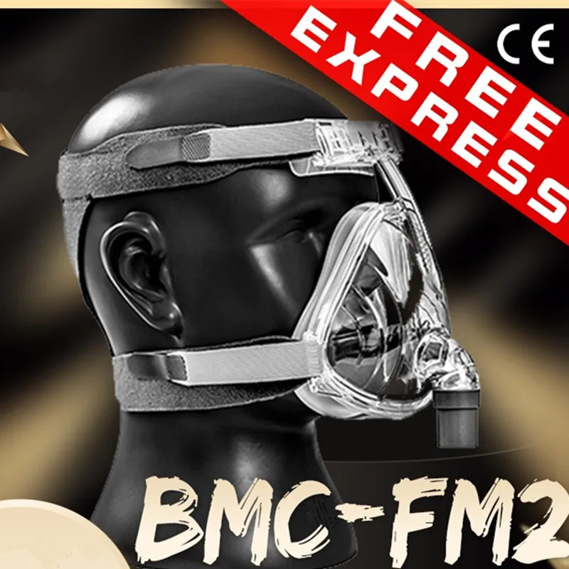 Полнолицевая маска BMC FM2 CPAP Auto сипап APAP BIPAP Размер/m/l для борьбы с храпом и сном