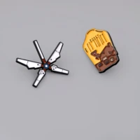 game death stranding enamel pin backpack brooch hat pin metal brooch anime pins collectibles gift cosplay accessories