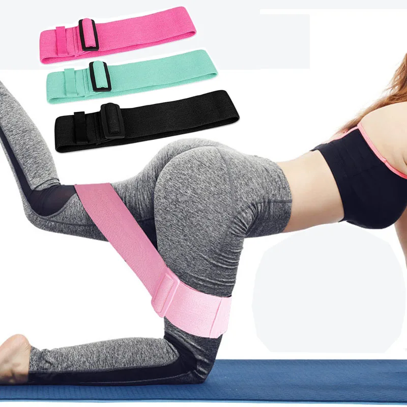 Эластичная эластичная лента на бедрах Фитнес тренировка Пилатес тренажерный зал