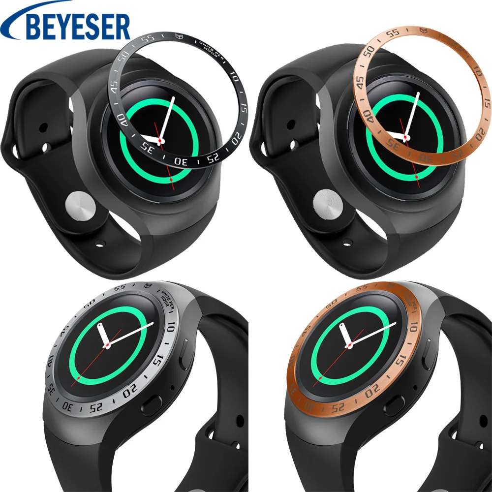 

For Samsung Galaxy Watch 42MM/S2 SM-R720 Bezel Ring Accessories New Design Cover Anti Scratch Stainless Steel Protection circle