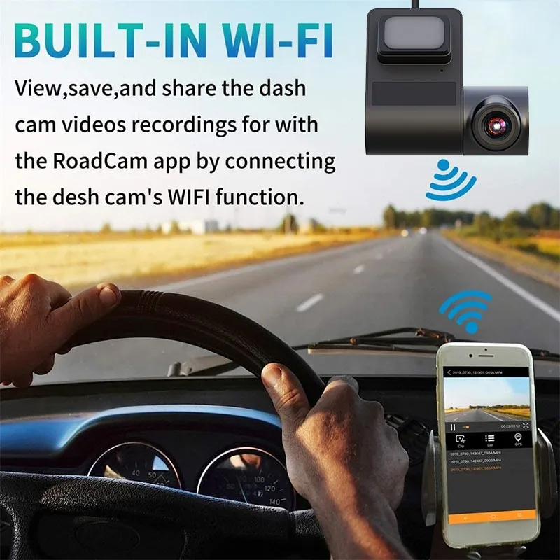 

1080P WIFI Car DVR Dash Camera G Sensor Android DVR Car Recorder Dashcam Night Version Video Recorder Parking Monitor